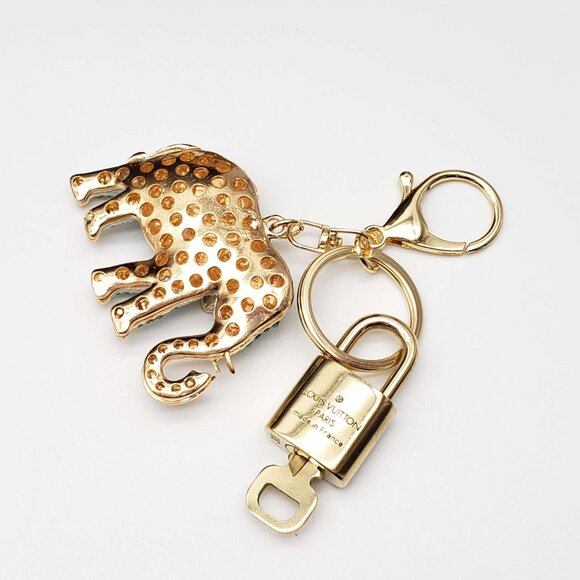 Authentic Louis Vuitton Lock & Key with unbranded Bagcharm, Keycharm, Keychain - Picture 4 of 6